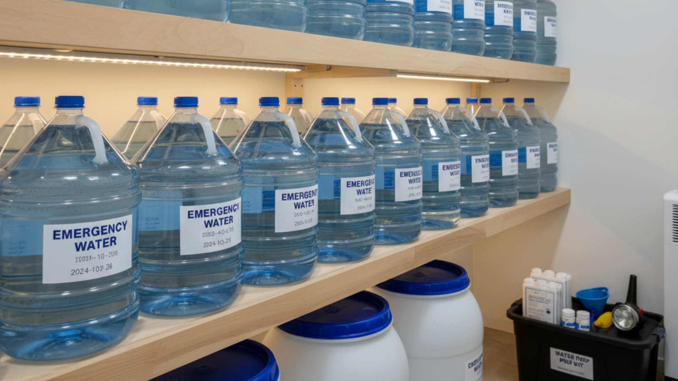 water storage emergency 